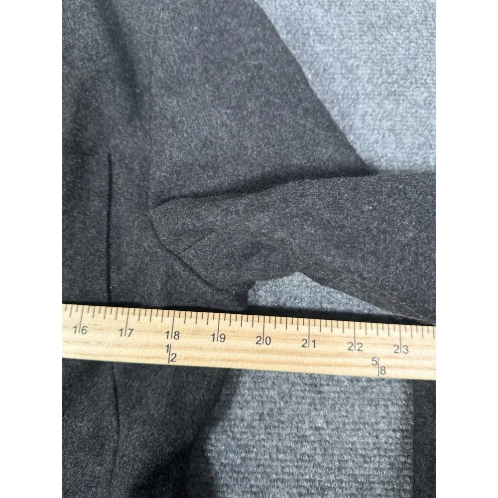 Troy Smith For D Wool Blazer Jacket Mens Medium Gray Military Style - Picture 15 of 16